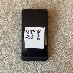 Shopify POS Go S2001 Handheld Card Reader & Scanner BROKEN FOR PARTS ONLY