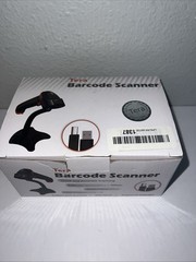 TERA EV0004-1 1D/2D Wireless or Wired Barcode Scanner With Stand – Orange