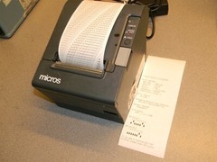Epson TM-T88IV Receipt Printer, M129H (W Micros IDN Interface (UB-IDN)