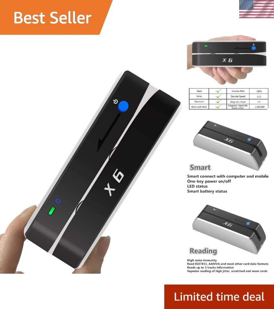 Bluetooth X6BT Card Reader Writer Encoder Card Writer Device