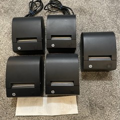 Lot Of 5 HP A799-C80W-HN00 & A798 Thermal Receipt Printers for POS System