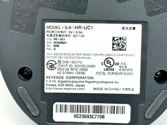 Keyence HR-UC1 Rev. G Communication Unit Charging Base w/ OP-88046 Power Supply