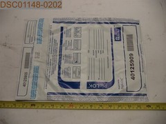 QTY = 500: ControlTek TripLOK Security Bags, White, 9&Prime;x12&Prime;, 585032, 73609W