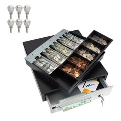 16inch « Stainless Steel » Front Heavy Duty POS « USB » Interface Cash Drawer wit…