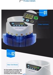 Coin Sorting Machine Sorting Machine Counting Machine Euro Pound Sterling