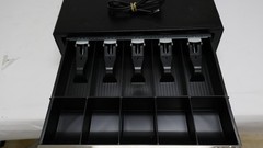 NCR Cash Drawer Model 2186-6400-9090 Black POS Hardware – Used