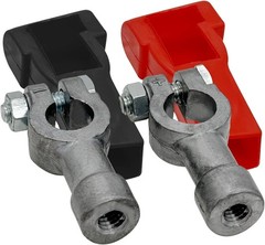 Corrosion Resistant Top Post to Side Post Terminal Adapters with Covers – 1 Pair
