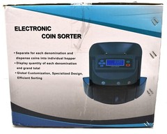Electronix Express Elecrtonic Coin Sorter and Counter with LCD Display
