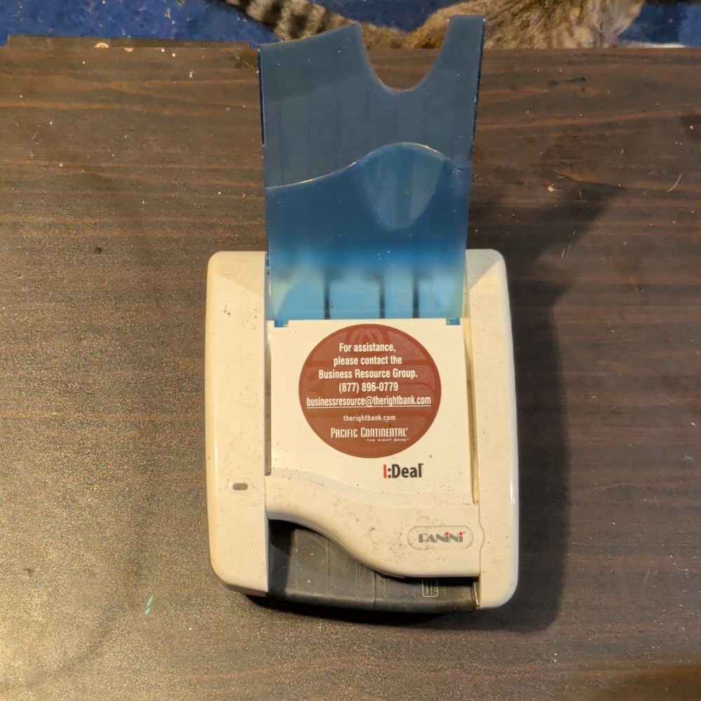 Panini I:Deal USB Single-Feed Portable Check Reader/Scanner 200dpi E13-B MICR