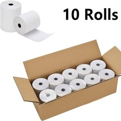 10 Rolls 3-1/8&Prime; x 230&prime; Thermal Paper Rolls Cash Register POS Receipt Paper