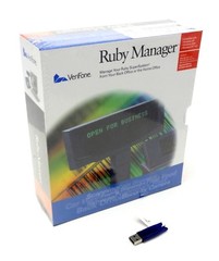 New VeriFone Ruby Manager v. 1.43 with USB HASP Key and Manual for Win XP