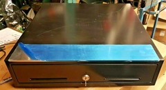 M-S Cash Drawer J-423 – USB Interface – w/ Money Tray & Key – 40 x 42 x 10 cm
