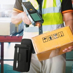 Barcode Scanner Holster Large w/Nylon Carry Case Pouch for Pistol-Grip Mobile Co