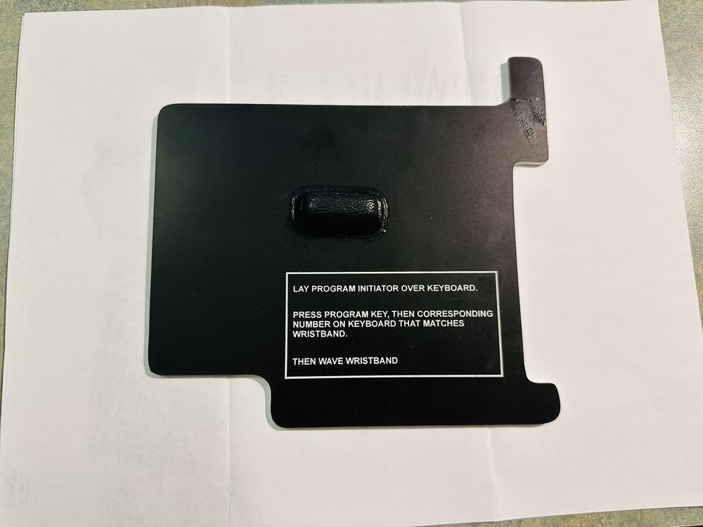 Ordermatic Order-Matic point of sale model 824 Secure Pass Programming KEY