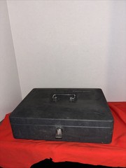 Sentry Cash Box Safe With Key Cashier Concessions Box Cash Drawer 12x9x4