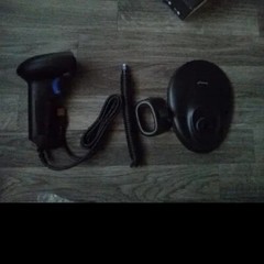 NetumScan 2D USB Barcode Scanner NSL3S with Holder, Black NEW Open Box