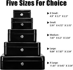 Versatile Portable Lock Box with 2 Keys – Ideal for Bills, Coins & Receipts
