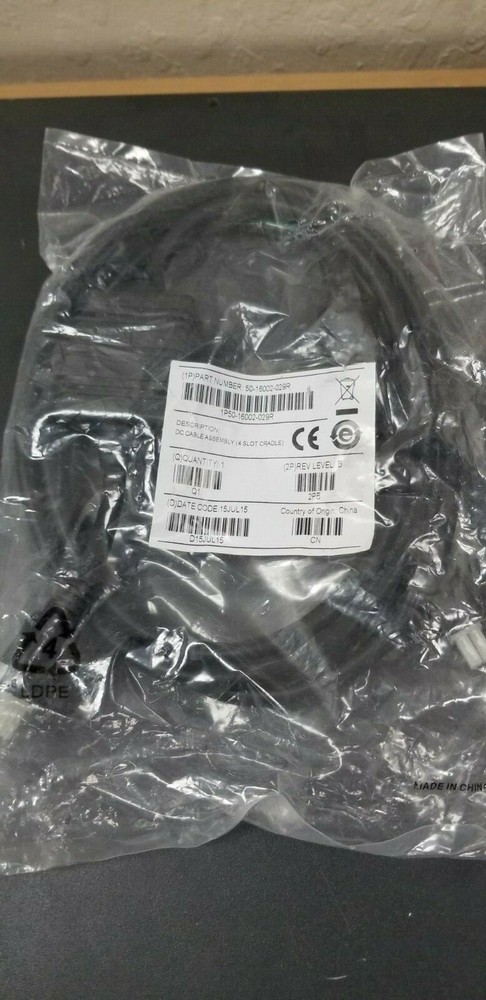 New Symbol Motorola Zebra 50-16002-029R AC 4 Slot Assembly DC Power Cord Cable