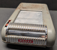 Vtg Moore Portable Cash Receipt Invoice Maker Register Heavy Metal 1960&rsquo;s