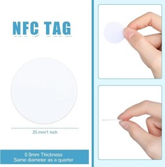 500 NFC Tags Sticker NTAG215 – Tagmo Compatible
