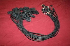 Lot of (19) MICROS/Oracle Printer Cable RJ45 to DB25 Epson to Micros WS6-Tested