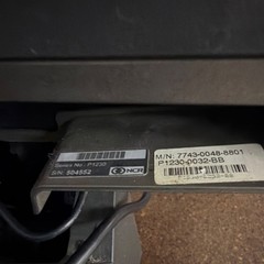 NCR P1230 Series Restaurant POS System Terminal Model P1230 M/N 7743-0048-8801