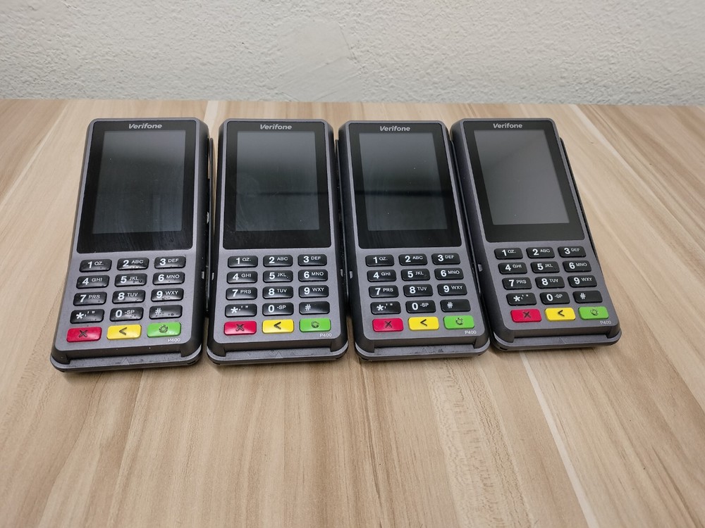 (LOT OF 4) VeriFone P400 Plus PIN Pad (M435-003-04-NAA-5) *READ DESC*