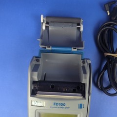First Data FD100 Credit Card Reader Receipt Terminal w/ Power Source Adaptor