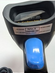 NetumScan NSL3 USB Wired Handheld CCD Barcode Scanner, Black New In Box Unused
