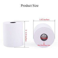2 1/4&Prime; x 50&prime; 85&prime; 3 1/8&Prime; x 230&prime; Thermal Receipt Paper Credit Card Cash Register
