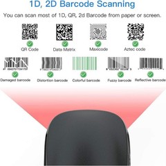 Zebra DS9308-SR00004ZZCN Desktop Hands-free 1D 2D Barcode Scanner w/ USB Cable