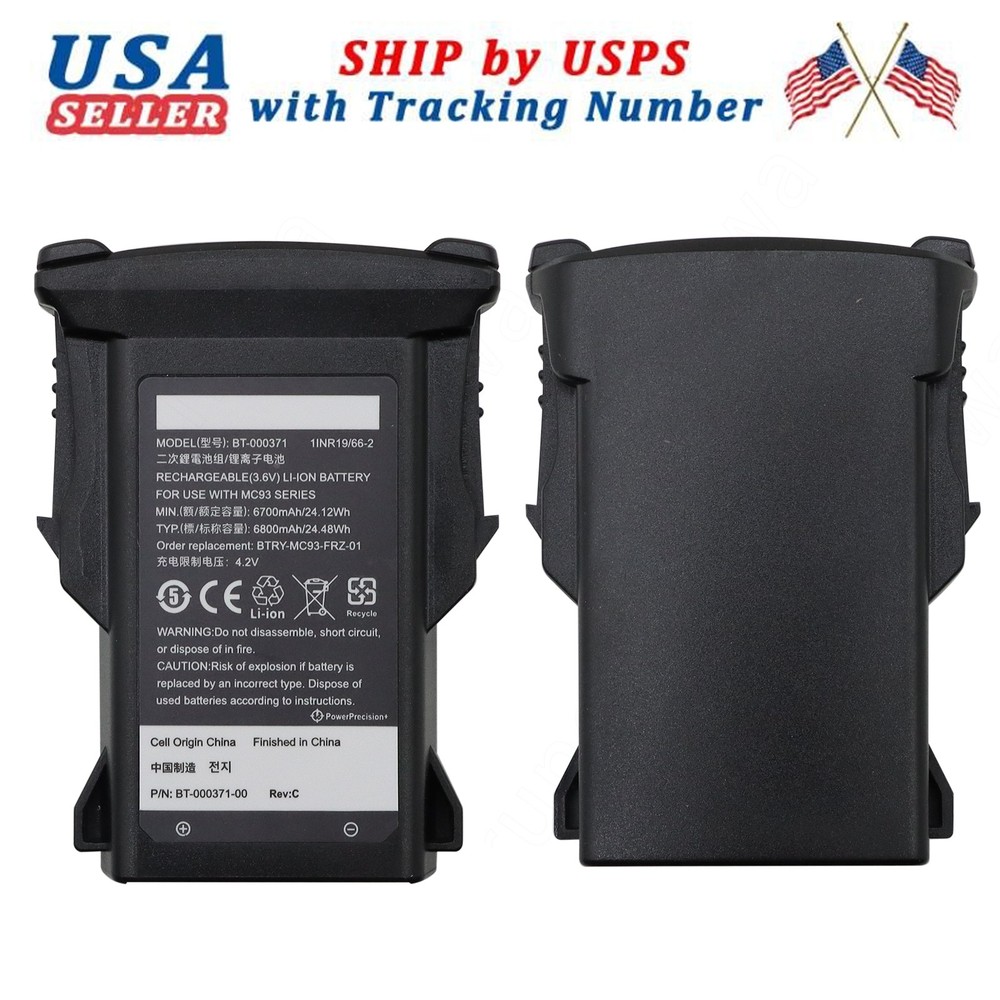 Battery BT-000371 For Zebra MC93 MC9300 BTRY-MC93-STN-01 BTRY-MC93-FZ-10 6700mAH