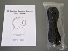 Symcode 2D QR Desktop Barcode Scanner MJ-3300 Omnidirectional USB Reader