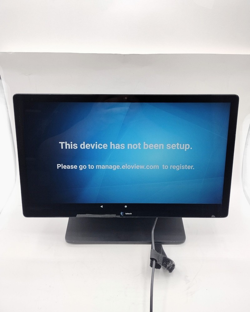 ELO TALECH ESY15I1D-C ANDROID OS 2-SIDED TOUCH ALL IN ONE POS COMPUTER