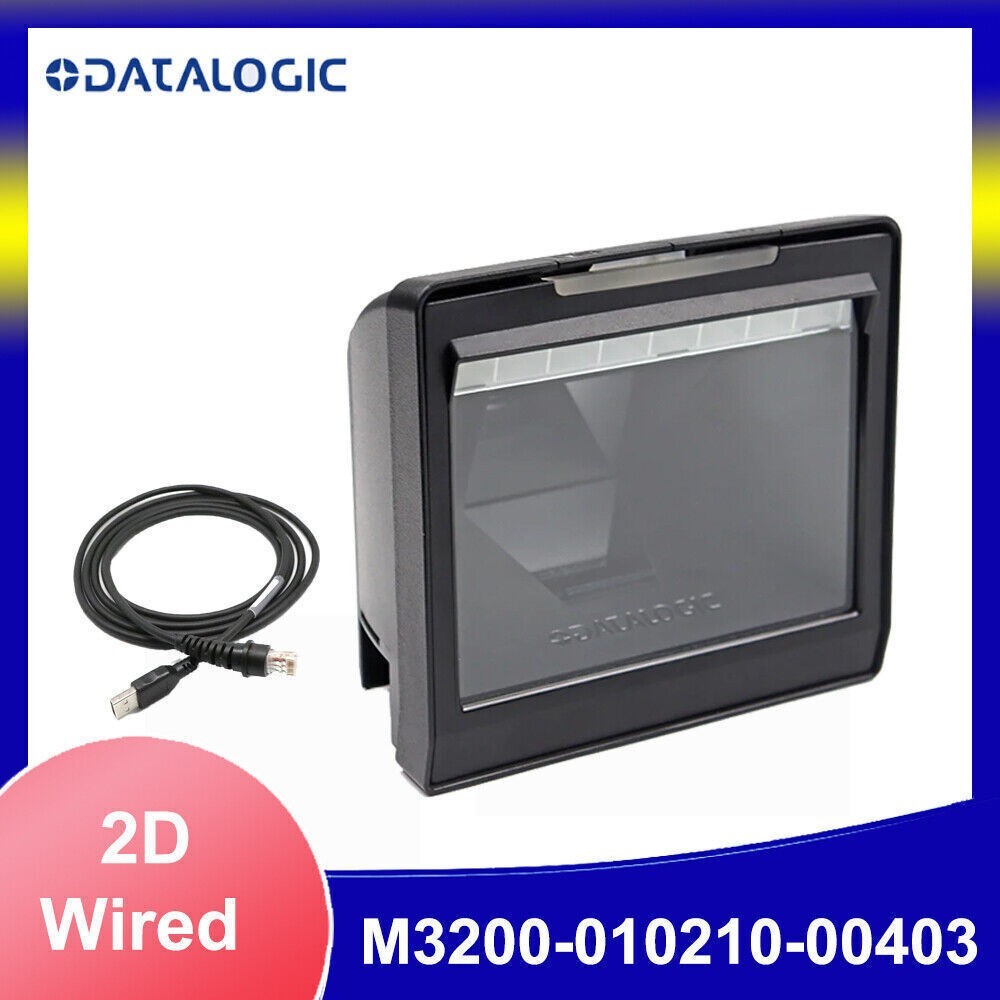 3200VSi Datalogic M3200-010210-00403 2D USB Fixed Mount Bar Code Reader w Cable