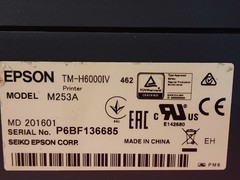 Epson TM-H6000IV M253A POS Receipt Printer-(No AC Adapter)-TESTED