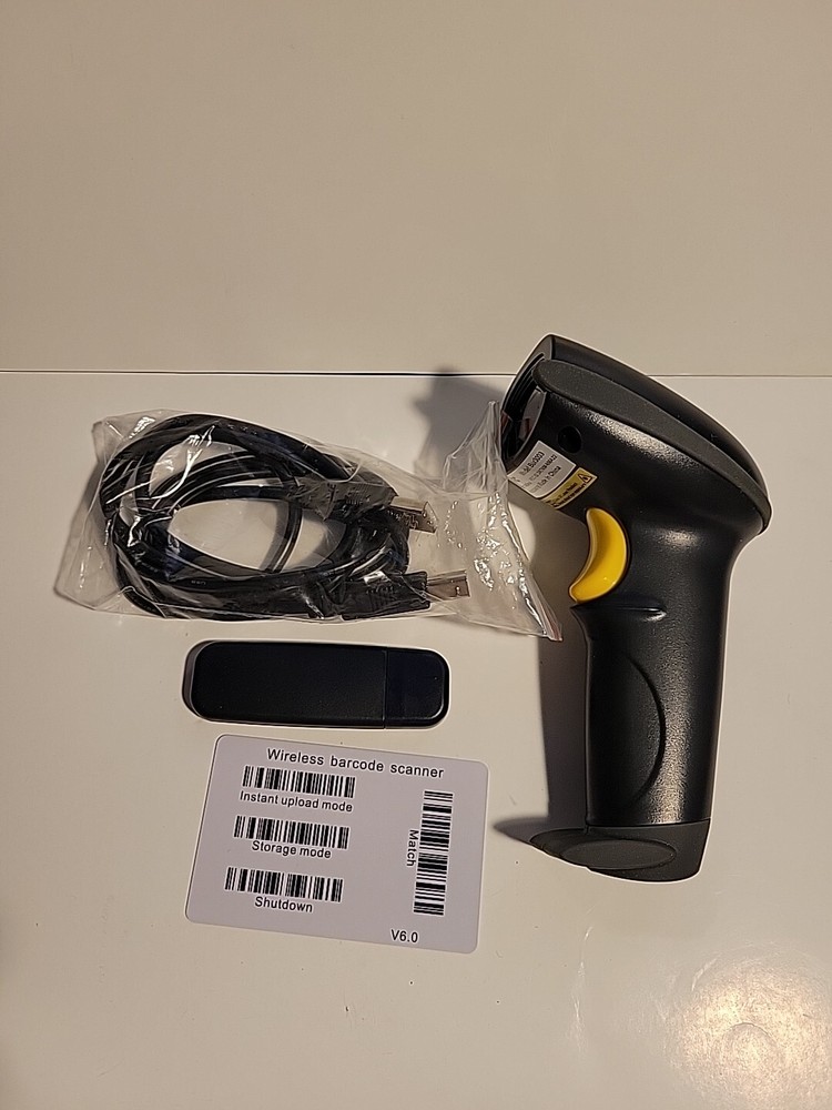 NADAMOO BUR3003 433MHz Wireless Barcode Scanner