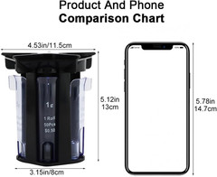 Coin Counter Sorter Tube with Coin Wrappers, 5-In-1 Change Sorter Counter