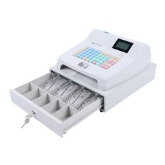 48Key Desktop Electronic Cash Register POS Casher Digital LED Display w/ Drawer