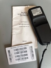 NADAMOO Bur3076 Wireless 1D Barcode Scanner Bluetooth 2.4G Complete Set