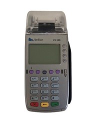 Verifone VX520 EMV NFC CTLS Credit Card Terminal Chip Reader w/ Power Adapter