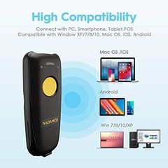NADAMOO 2D Barcode Scanner Bluetooth 2.4G USB QR Reader BUR3076