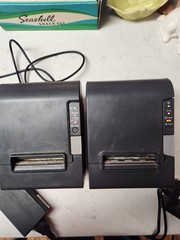 Epson TM-T88IV And An Epson TM-T80V Thermal Receipt Printers