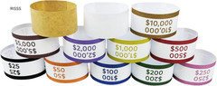 Multicolor Currency Strap, 600pcs Money Bands for Cash, Self-Adhesive Money Wrap