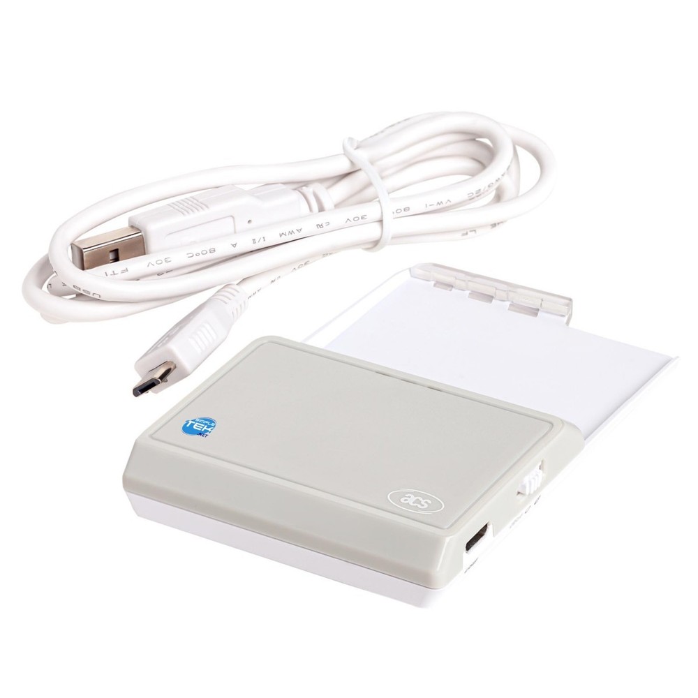 ACS Acr3901u-s1 Smart Card Reader With Wired USB-A Universal Bluetooth