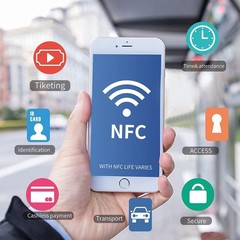 50pcs NFC Cards NFC Tags Ntag215 chip tag rewritable NFC Coin Cards， Compatib…