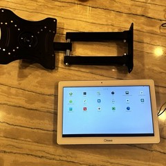 Toast POS Elo White Touchscreen Terminal Monitor & Wall Mount NO POWER