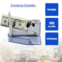 Portable Mini Handy Bill Cash Banknote Counter Money Currency Counting Machine