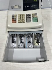 Sharp XE-A102 Electronic Cash Register No Keys—— PARTS OR REPAIR ONLY
