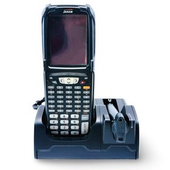 Janam Rugged Handheld Barcode Scanner PDA w Dock Stylus Tested CRD-G1